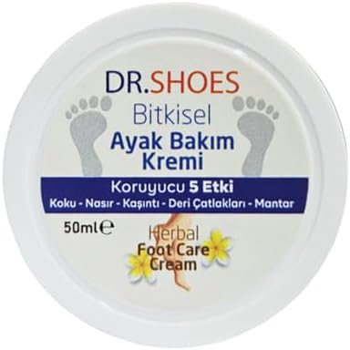 Bitkisel Ayak Bakım Kremi - Ayak Koku Karşıtı Krem 50 ml. Koruyucu 5 Etki
