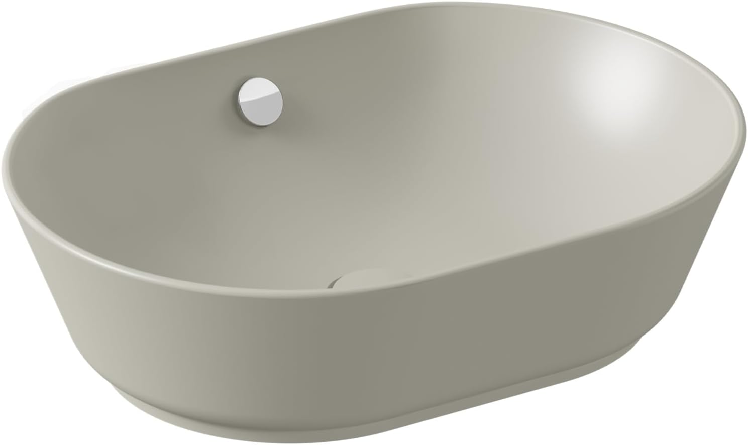 Alternative view of Geo 7427B020-0012 Oval Çanak Lavabo, 55 cm, Mat Bej