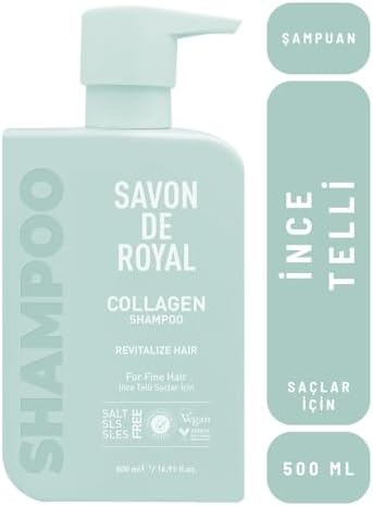 Savon de Miracle Şampuan 500 ml | Ince Telli Saçlar | Canlandırıcı Etkili | Kolajen | Tuz Içermez