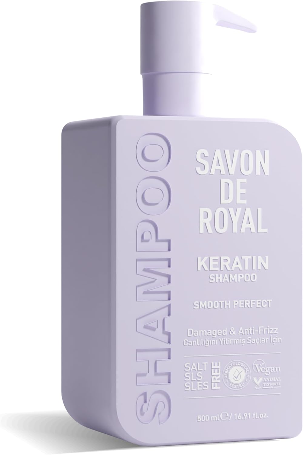 Savon de Miracle Şampuan 500 ml | Canlılığını Yitirmiş Saçlar | Pürüzsüz Etkili | Keratin Yağı | Tuz Içermez