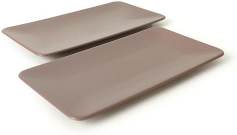 Alternative view of Mat Açık Taupe Siera Kayık Tabak 33 Cm 2 Adet 958