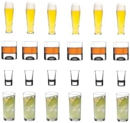 Yılbaşı Özel Meşrubat Bardağı Viski Shot Ve Rakı Bardak Seti 24 Parça Orjinal