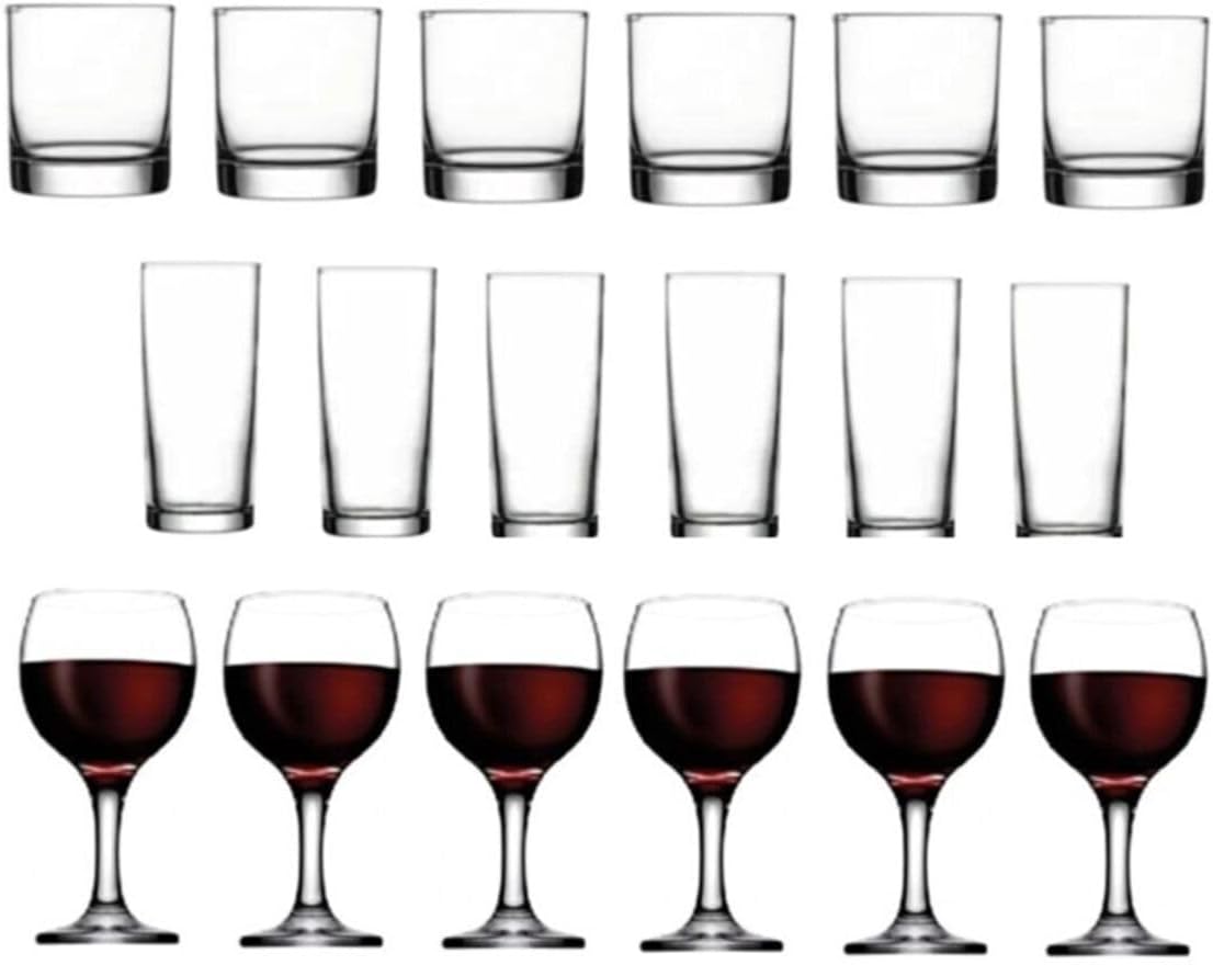 Alternative view of 18 Parça Istanbul Viski Rakı Ve Şarap Bardağı Seti