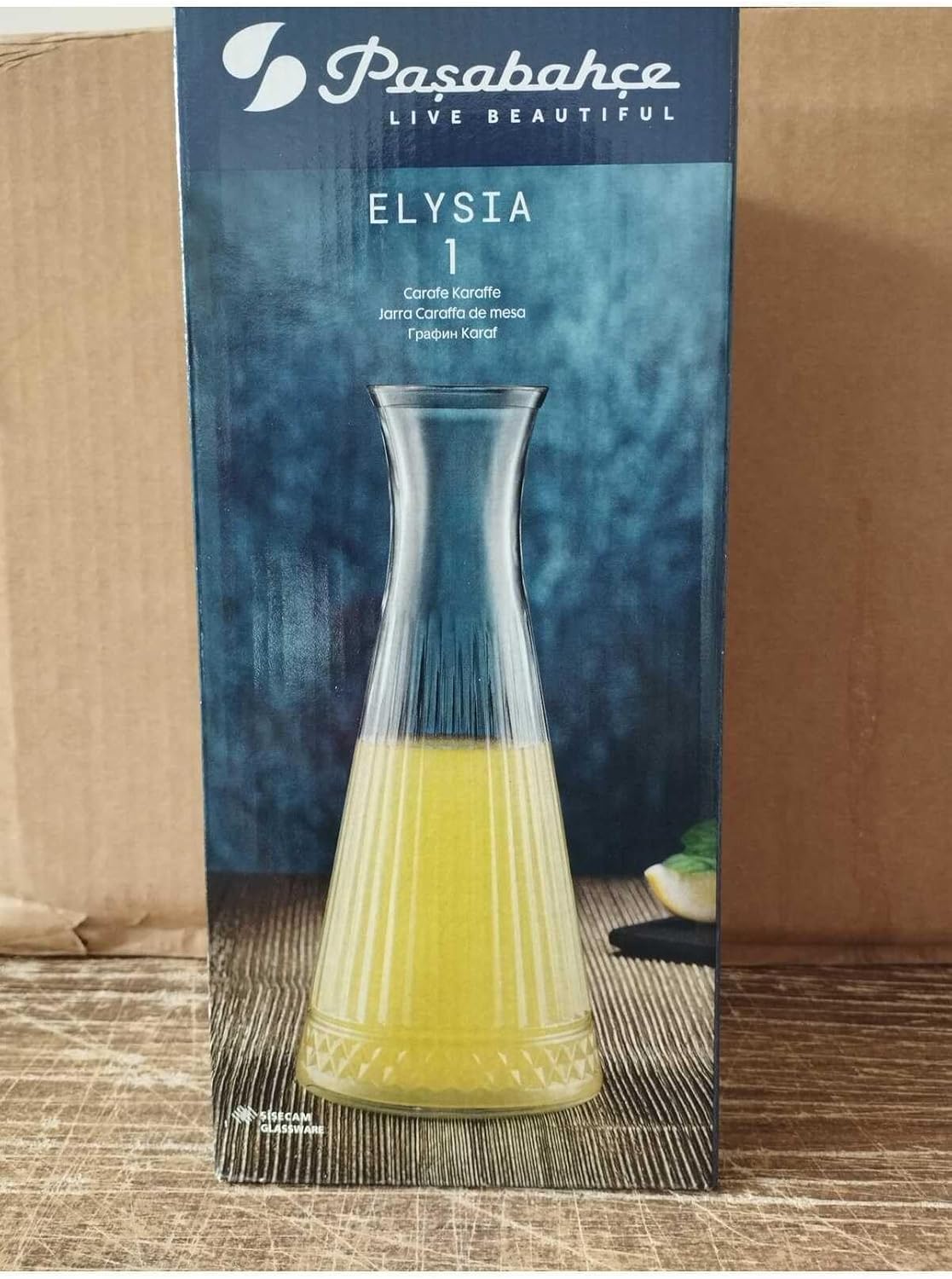Karaf Limonata Şişesi Vazo Şişe Sürahi 940 CC Kapaksız