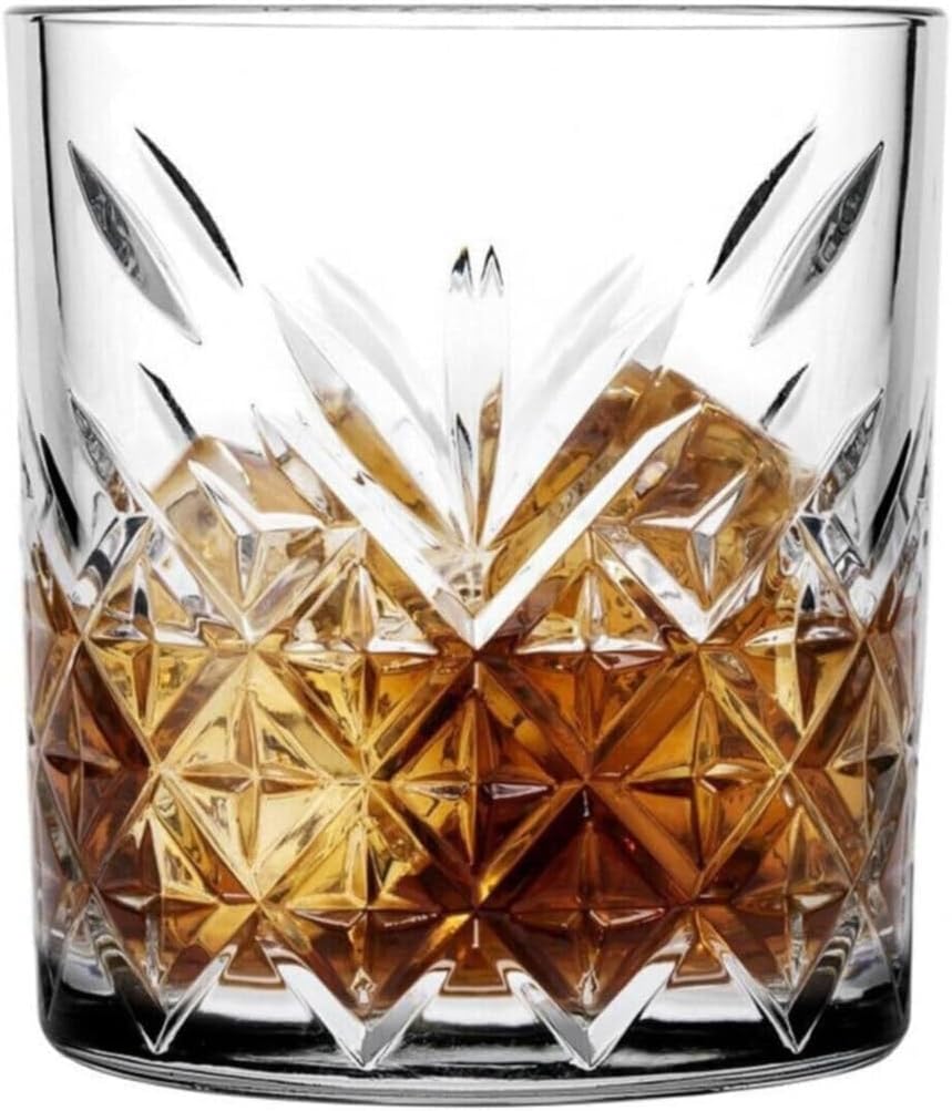 12 Adet Lüx Viski Bardağı Kristal Dekorlu Bardak Takımı