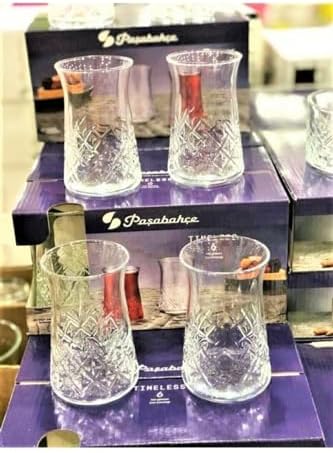 Alternative view of 12'li Çay Bardağı Kristal Kesme Bardak Sadece Bardak