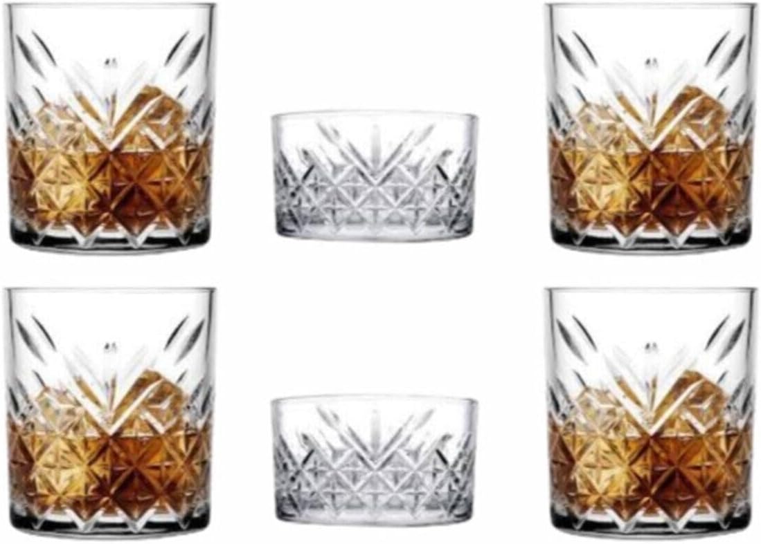 Alternative view of 4 Adet Lüx Viski Bardağı Kristal Dekorlu Bardak 345Cc Ve 2 Adet Çerezlik Takımı
