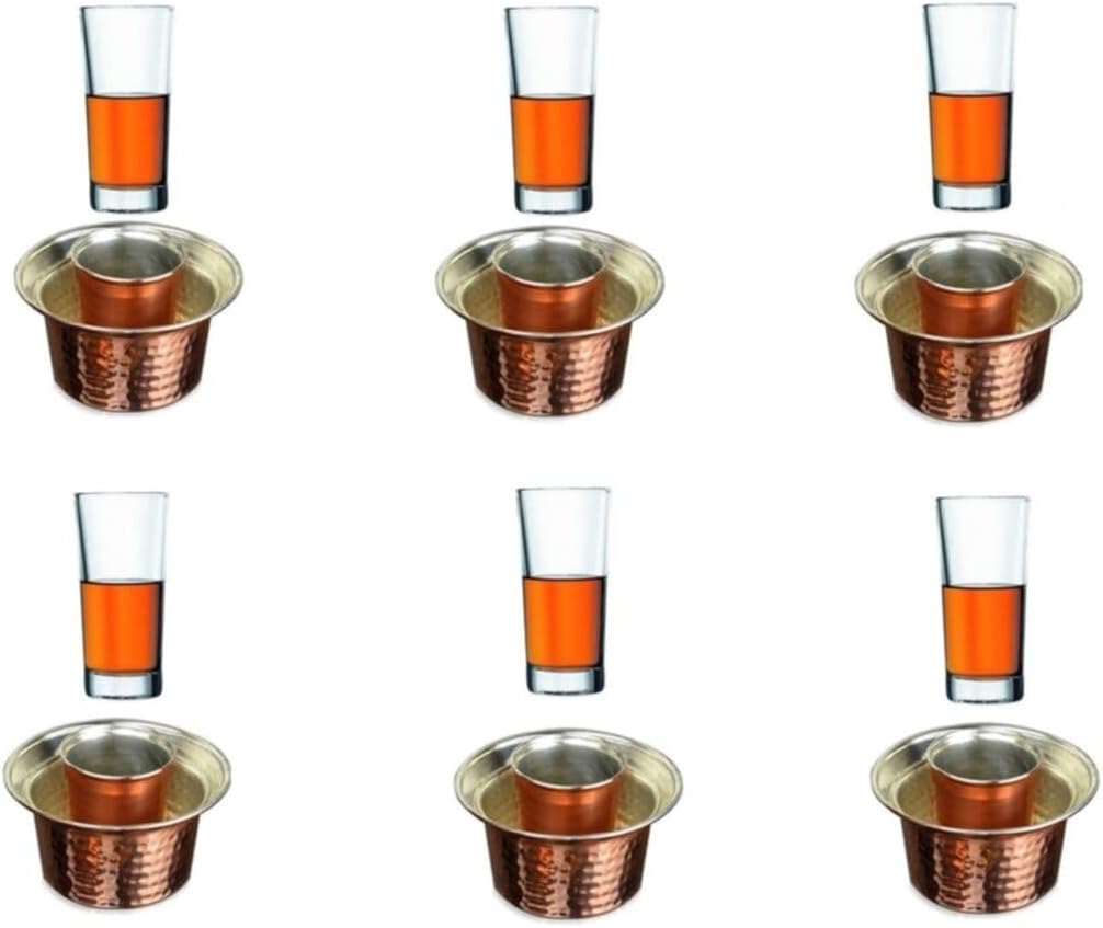 Alternative view of Rakı Bardağı Ve Bakır Seti 12 Parça