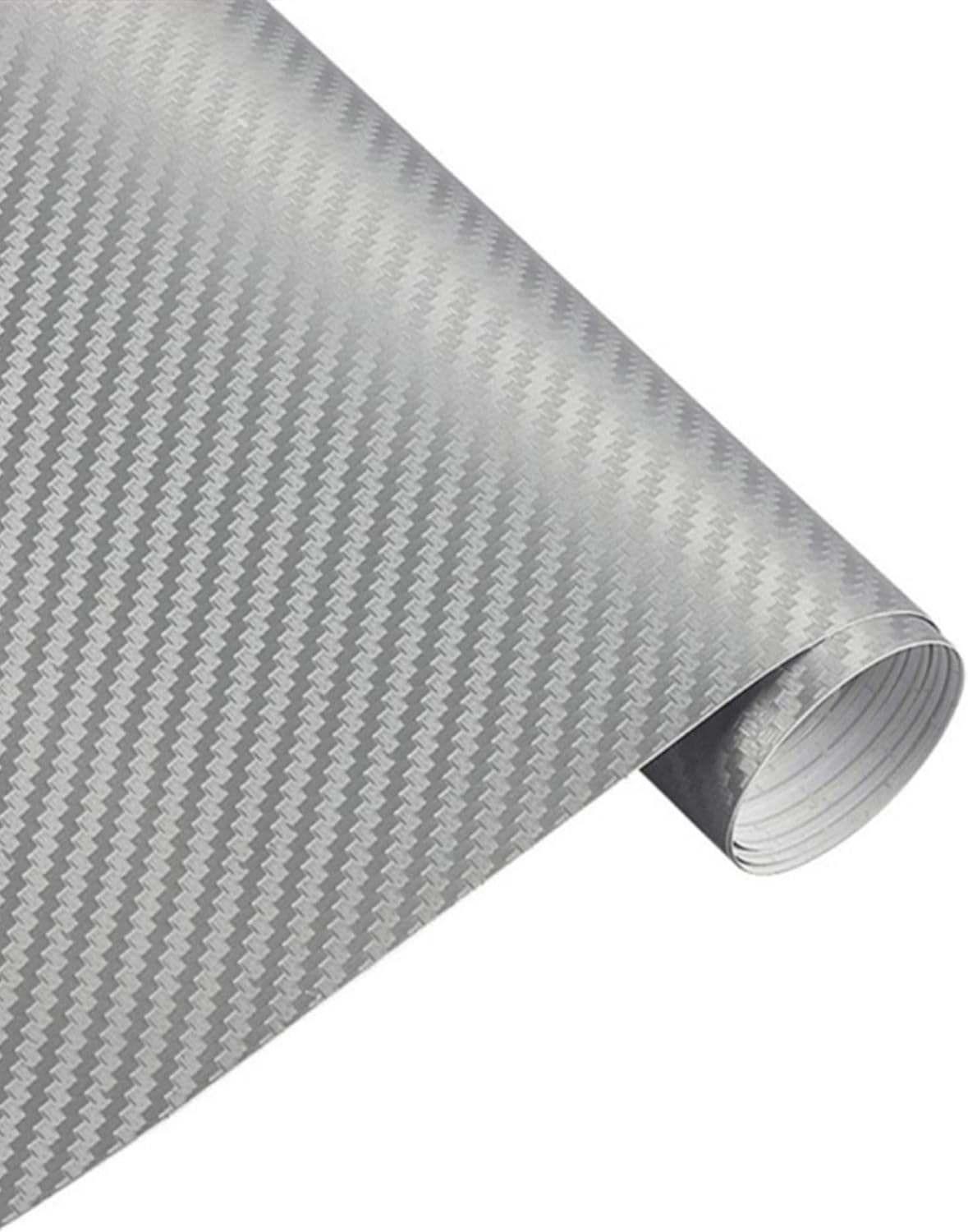 Hava Kanallı Gri Karbon Araba Kaplama Folyosu 152 cm X 50 Cm