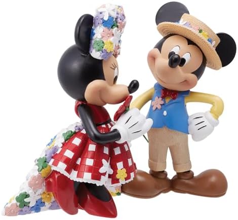 Showcase Botanik ve Minnie Mouse El Ele Tutuşan Heykelcik, 16,69 cm, Çok Renkli