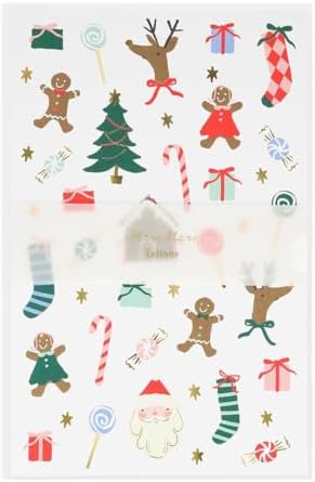 - Jolly Tattoo Sheet - Yeni Yıl Geçici Dövmeler (2'li)