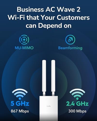 Alternative view of Cudy Dış Mekan Wi-Fi 5 AC1200 Dual Band Tekrarlayıcı, Erişim Noktası, Menzil Genişletici, 24V Pasif PoE, Yıldırımdan Korunma, -40 ila 60 °C Çalışma sıcaklığı, RE1200 Dış Mekan