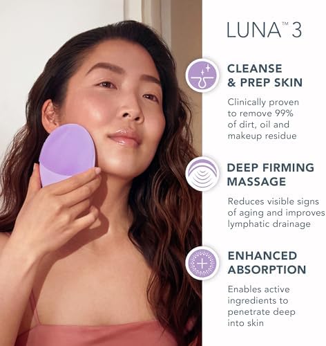 Alternative view of FOREO Deep Clean LUNA 3 Paket - Hassas Ciltler İçin Yüz Temizleme Fırçası ve Masaj Aleti + LUNA Mikro Köpük Yüz Temizleyici 2.0, 100ml - Temizleyici ve Yaşlanma Karşıtı Masaj Aleti