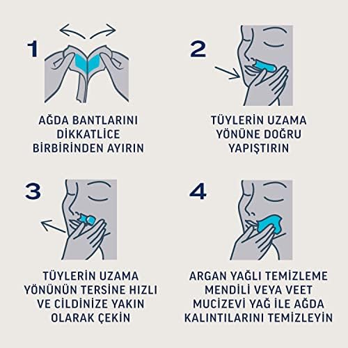 Alternative view of Hassas Ciltler İçin Tüy Dökücü Krem 400 mL & Yüz Ağda Bandı 20'li