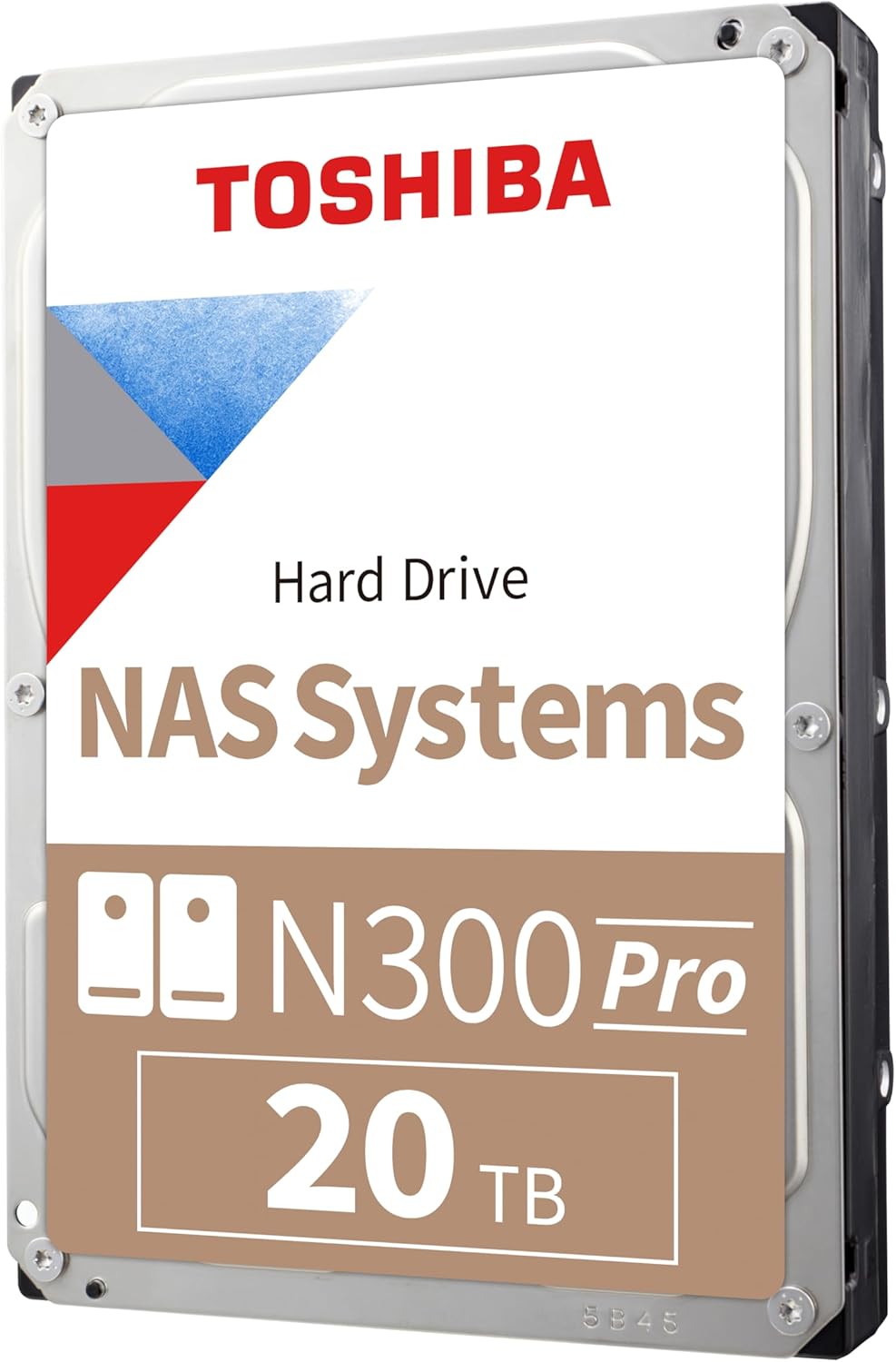 Alternative view of N300 PRO 20TB Büyük Ölçekli İş NAS (24 Bölmeye kadar) 3,5 İnç Dahili Sabit Sürücü - 300 TB/Yıl'a Kadar İş Yükü Oranı CMR SATA 6 Gb/s 7200 RPM 512 MB Önbellek - HDWG62AXZSTB