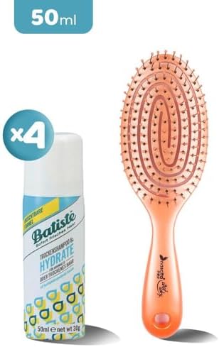 Alternative view of Üç Boyutlu Oval Saç Fırçası Turuncu ve Batiste Kuru Şampuan x 4