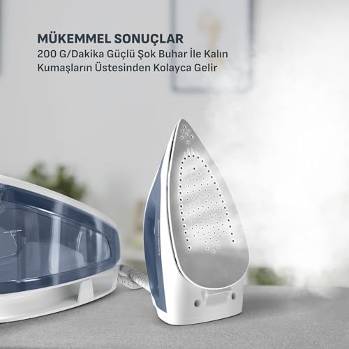 Alternative view of SV4110 Mini 110 gr Sürekli ve 190 gr Şok Buharlı 2200 Watt Buhar Kazanlı Ütü