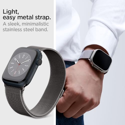 Serisi ile uyumlu Metal Fit Kayış Bandı (49 mm / 45 mm / 44 mm / 42 mm)