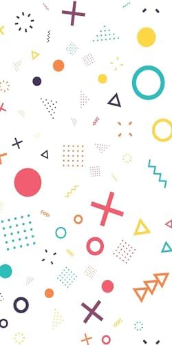 Kapı Giydirme Kapı Folyosu Geometrik Şekiller