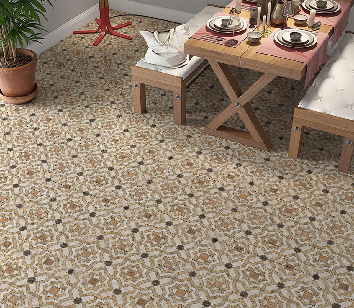 Alternative view of Yer Kaplama Zemin Kaplama Folyosu 65x130 cm Marble Floor