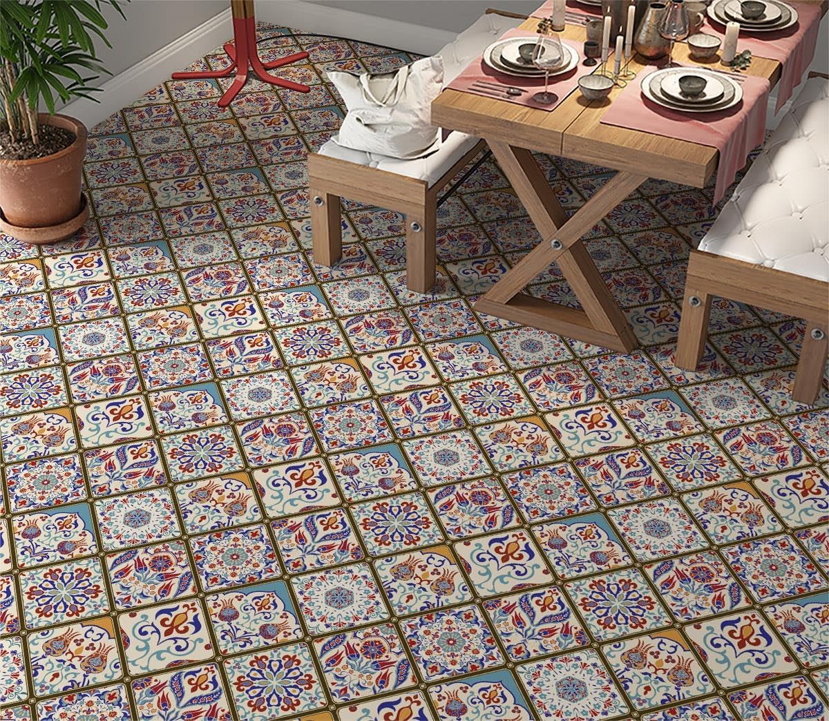 Alternative view of Yer Kaplama Zemin Kaplama Folyosu 65x130 cm Turkish