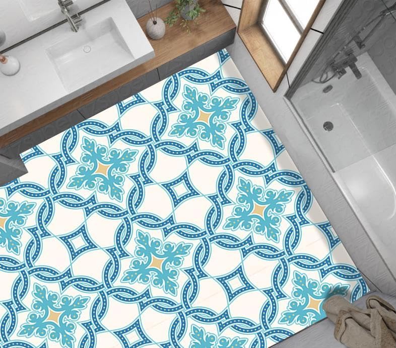 Alternative view of Yer Kaplama Zemin Kaplama Folyosu 65x130 cm Quatrefoil