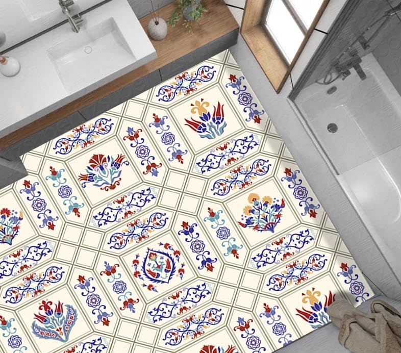 Alternative view of Yer Kaplama Zemin Kaplama Folyosu 65x130 cm Turk Patchwork