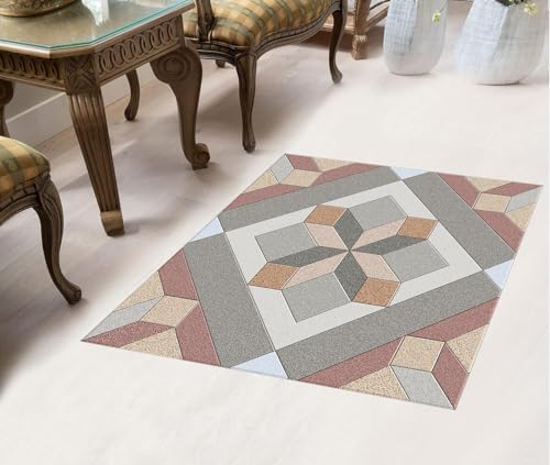Yer Kaplama Zemin Kaplama Folyosu Dekoratif Folyo 65x65 cm 26.MODEL