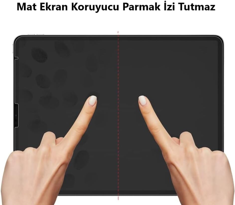 Alternative view of Galaxy Tab A9 8.7 inç ile Uyumlu Mat Ekran Koruyucu Parmak İzi Bırakmaz (SM-X110)
