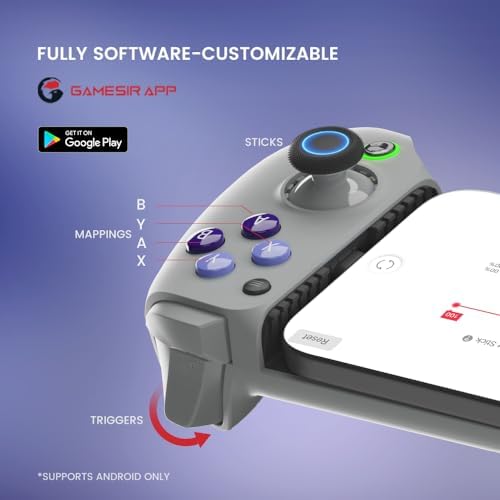 Alternative view of ve 15 Serisi için G8 Galileo Mobil Oyun Denetleyicisi (USB-C) - Hall Effect Joystick'leri ve Tetikleyiciler, 3.5 mm Ses Jakı - Xbox, ve Immortal Oyna