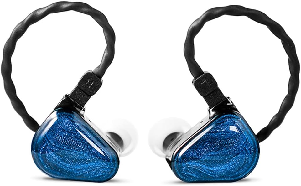  Zero Mavi Dual Dynamic Drivers In-Ear Headphone | Sahne, Stüdyo veya Odyofil için Çift Sürücülü Kulak içi/In-Ear Kablolu Monitör Kulaklık