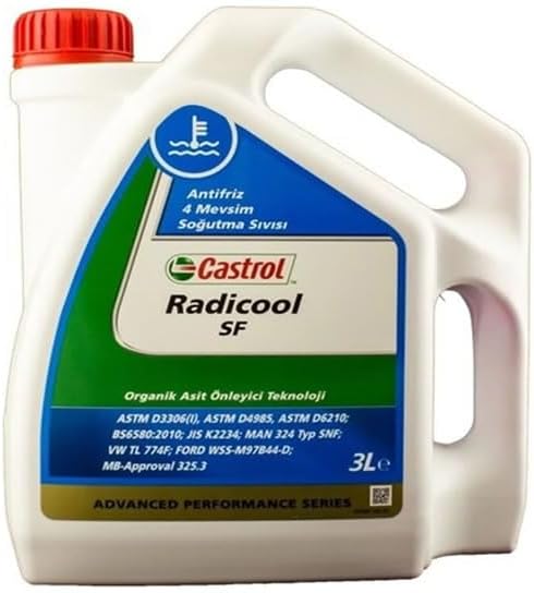 Castrol Radicool SF 3 lt Kırmızı Antifriz