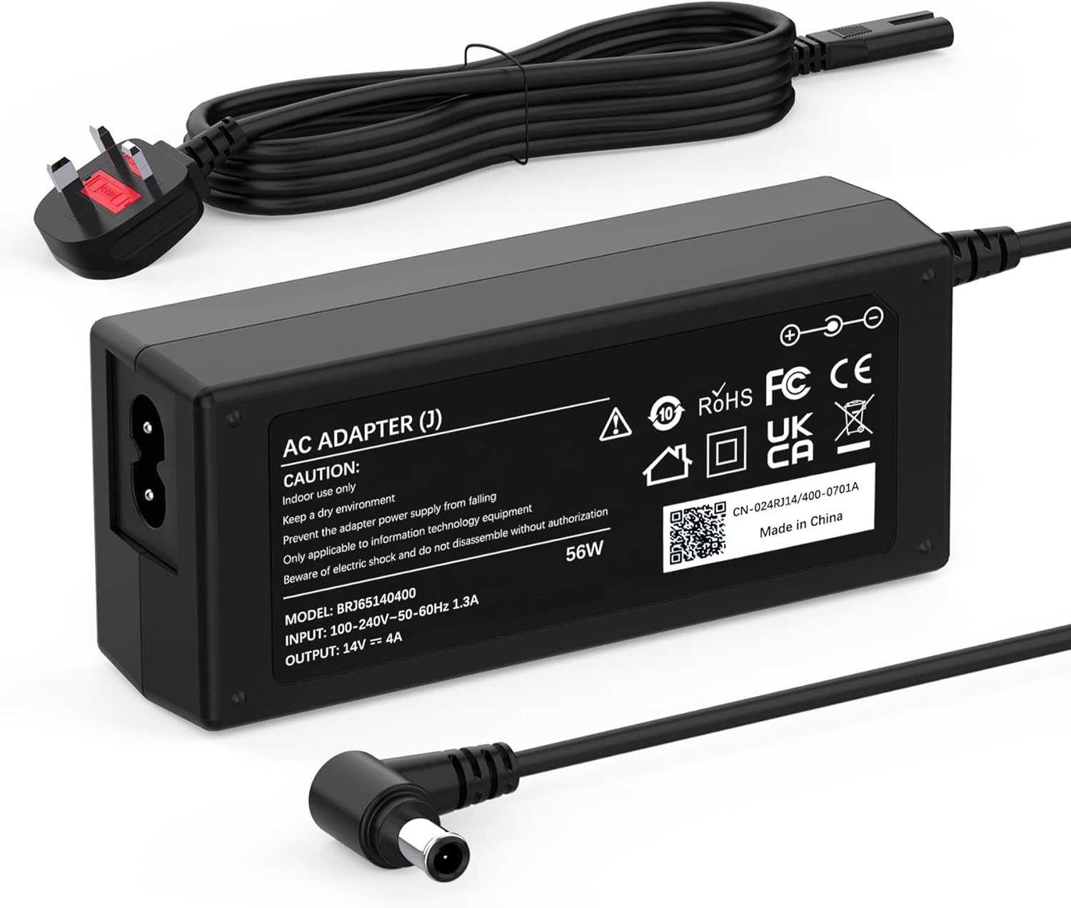 VUOHOEG 14V DC Adaptör Güç Kablosu Monitör S24D300HL S24D390HL S22D300HY S27D390H C24F390FHR C27F390FHU SyncMaster 15' 17' 18' 19' 20' 22' 23' 24' 27' Filtre TFT LED LCD Şarj Cihazı ile Uyumlu