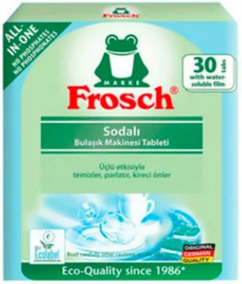 Frosch Sodalı Bulaşık Makinesi Tableti Fosfatsız 30 Tablet