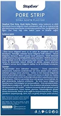 Alternative view of StopEver Pore Strip Siyah Nokta Bandı – 2'li Paket (Charcoal + Tea Tree) | Siyah Nokta Karşıtı | Gözenek Temizleyici | Aktif Karbon & Çay Ağacı Özlü | 12 Adet