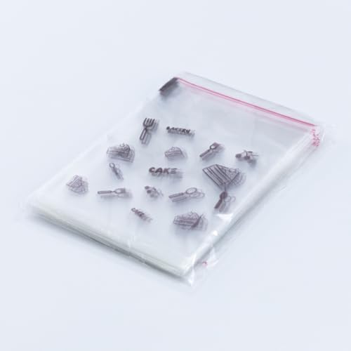 Pastane-Fırın desenli kese kağıdı, kraft 11x20-100 adet