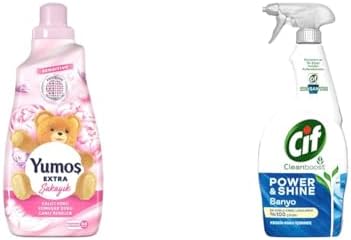 Alternative view of Yumoş Konsantre Çamaşır Yumuşatıcısı Şakayık 1440 ml(1) Cif Power Cleanboost Sprey Temizleyici Banyo İçin Temizleyici ve Kireç Çözücü 750 ML(3)