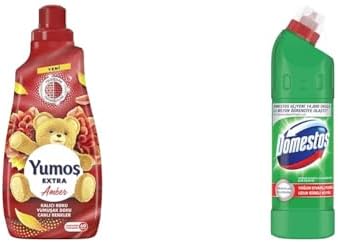 Alternative view of Yumoş Konsantre Çamaşır Yumuşatıcısı 1440 ml(1) Domestos Yoğun Kıvamlı Çamaşır Suyu Maksimum Hijyen Dağ Esintisi, 750 ml(4)