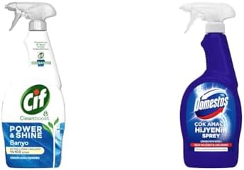 Alternative view of Cif Power Cleanboost Sprey Temizleyici Banyo İçin Temizleyici ve Kireç Çözücü 750 ML(4) Domestos Çok Amaçlı Hijyenik Çamaşır Suyu Katkılı Temizlik Spreyi 750 mL(1)