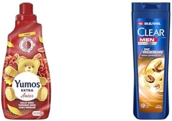 Yumoş Konsantre Çamaşır Yumuşatıcısı 1440 ml(2) Clear Men Kepeğe Karşı Etkili Şampuan Saç Dökülmesine Karşı Kahve Çekirdeği Özü 350 ml(1)