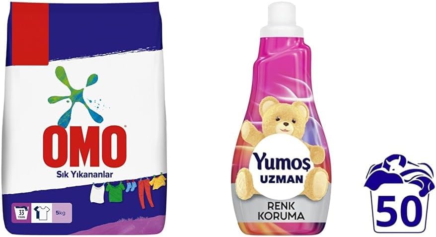 Alternative view of Toz Çamaşır Deterjanı Sık Yıkananlar 5 kg(1) Yumoş Uzman Konsantre Çamaşır Yumuşatıcısı Renk Koruma Kalıcı Koku 50 Yıkama (1 x 1200 mL)(2)