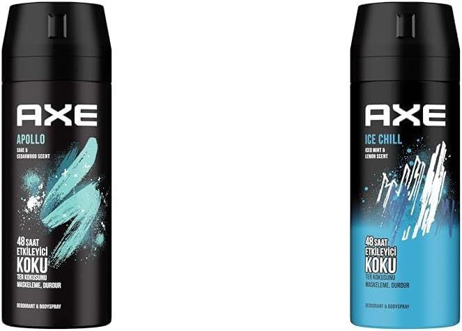 Alternative view of Axe Erkek Sprey Deodorant Apollo 48 Saat Etkileyici Koku Vücut Spreyi 150 ml(2) Axe Erkek Deodorant & Bodyspray Ice Chill 48 Saat Etkileyici Koku (150 ml)(1)