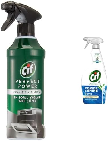 Alternative view of Cif Perfect Power Ocak & Fırın & Mangal için Sprey Temizleyici (1 x 435 mL)(1) Cif Power Cleanboost Sprey Temizleyici Banyo İçin Temizleyici ve Kireç Çözücü 750 ML(3)