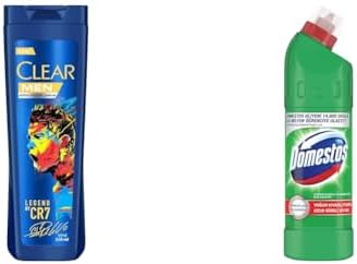 Alternative view of Clear Men Kepeğe Karşı Etkili Şampuan Legend By CR7 Cristiano Ronaldo 350 ml(1) Domestos Yoğun Kıvamlı Çamaşır Suyu Maksimum Hijyen Dağ Esintisi, 750 ml(3)
