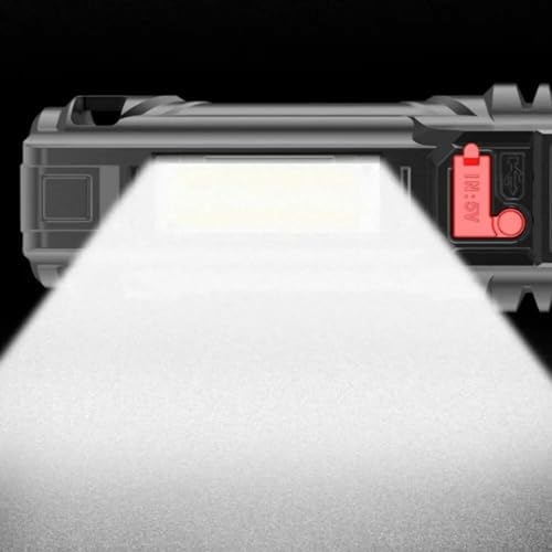 Alternative view of USB Şarj Edilebilir Taşınabilir LED Torch ile 2000lm Uzun Çekim Güçlü OSL El Feneri Güçlü Spot Işığı