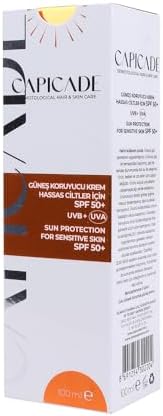 Capicade Güneş Spf 50 ve Krem Hassas Cilt 100 ml