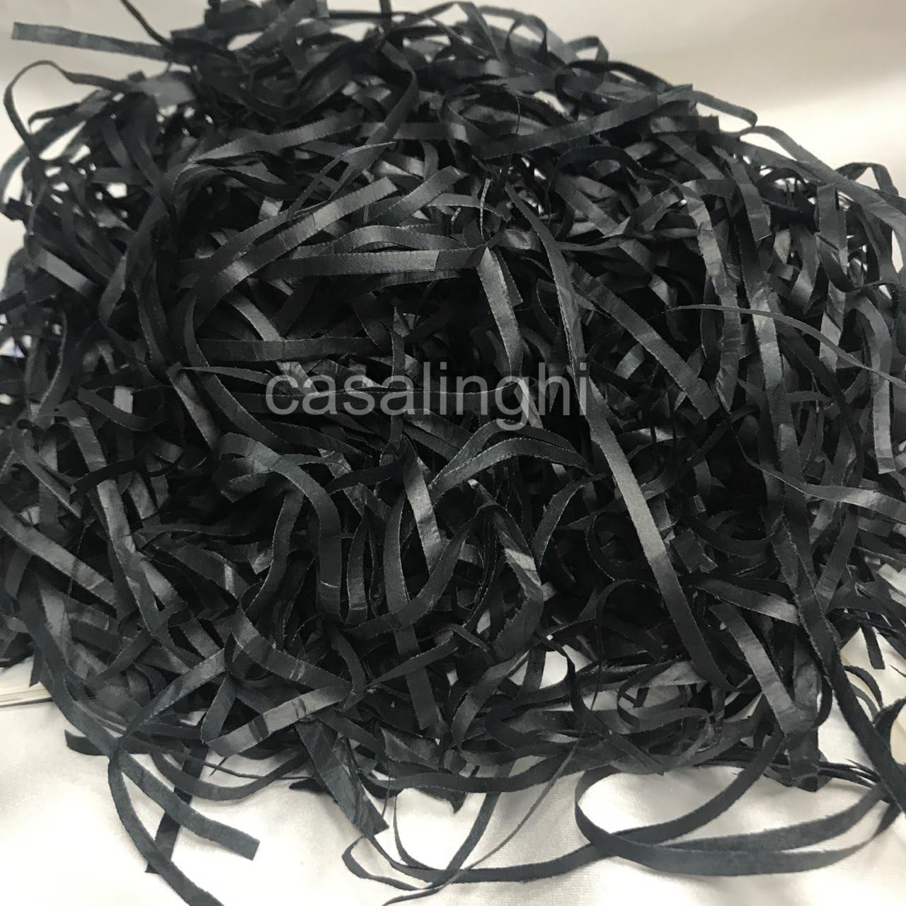 Alternative view of Siyah Kırpıntı Pelür Kağıt Kırpıntısı Renkli Shredded Tissue Siyah Kırpık Kağıt - 50 Gram