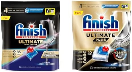 85 Kapsül + Finish Plus 20 Kapsül Bulaşık Makinesi Tableti