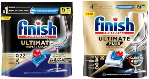 22 Kapsül + Finish Plus 20 Kapsül Bulaşık Makinesi Tableti
