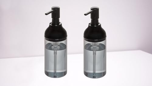 Alternative view of SETİ SIVI SABUNLUK 2 ADET FÜME SİYAH RENKLİ AKRİLİK 8X8X16CM 360ML